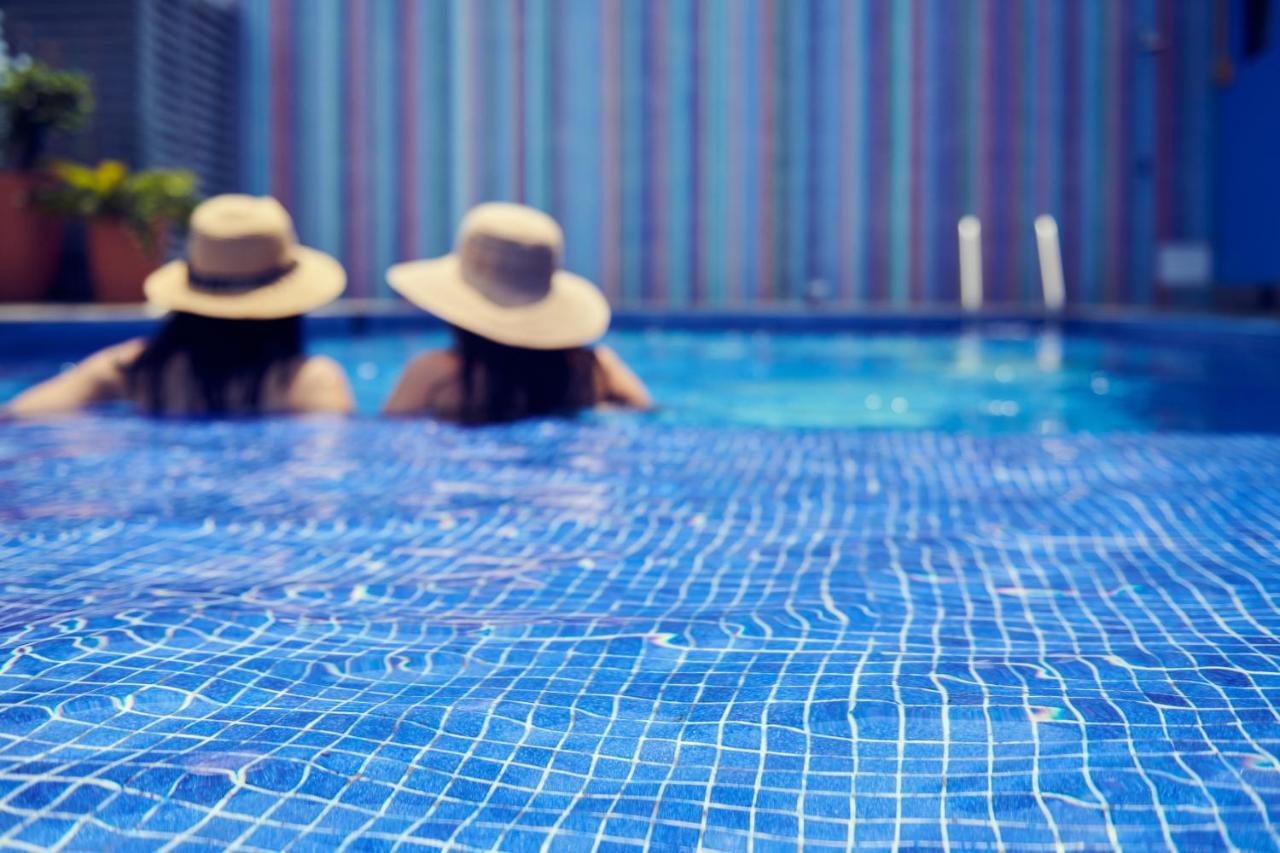 Hotel Luxury Patio Azul (Adults Only) Puerto Vallarta Esterno foto Swimming pool